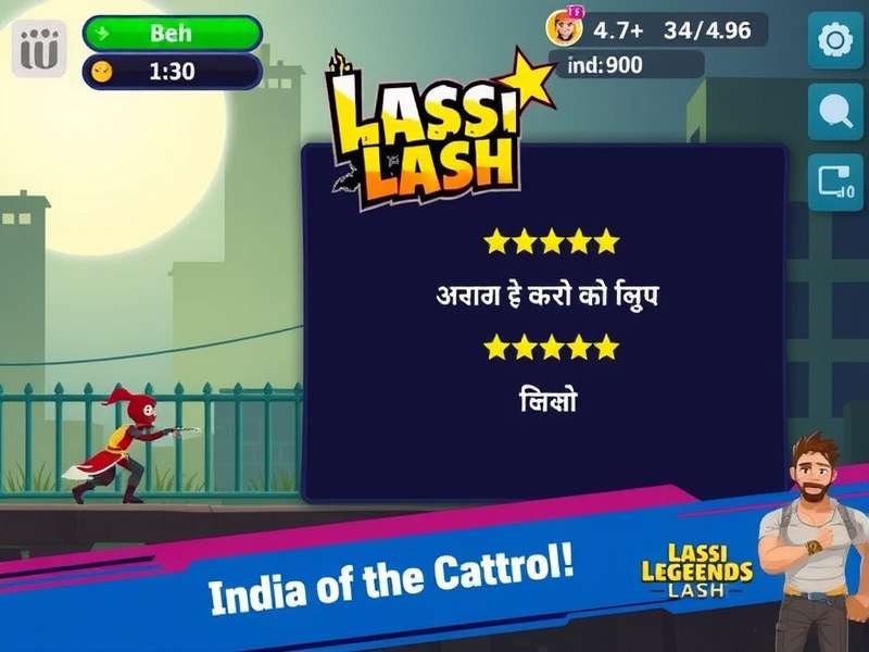 Lassi Legend Lash Game Cover - India's Top Mobile Game